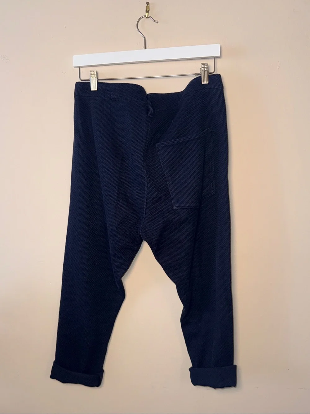 Prospective Flow Kaze - Sashiko INdigo Blue Pants - NO BELT